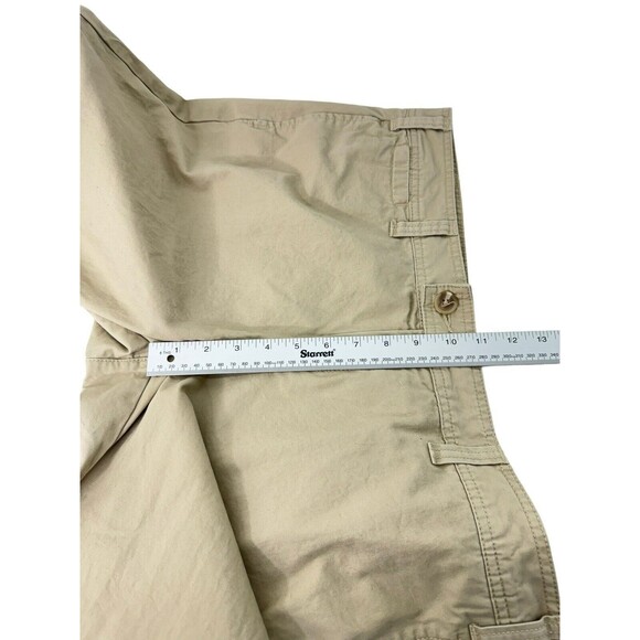Gap Favorite Khaki Capri Women’s Sz 16 Flat Front Tan Pockets Capri Pants - Picture 10 of 12